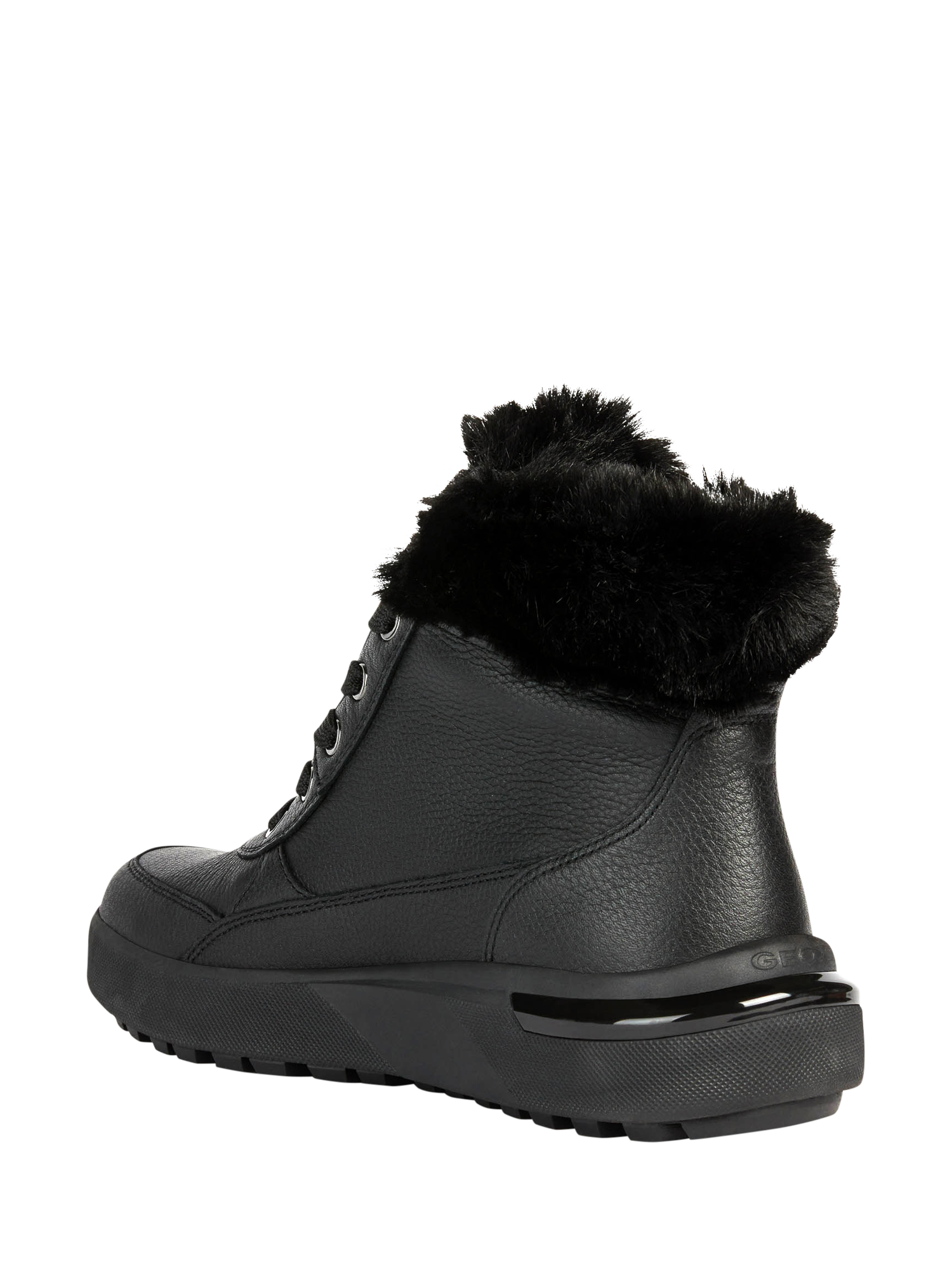 Product image 5 of 8, which shows Geox Dalyla ABX Leather Blend Ankle Boots, Black, EU35