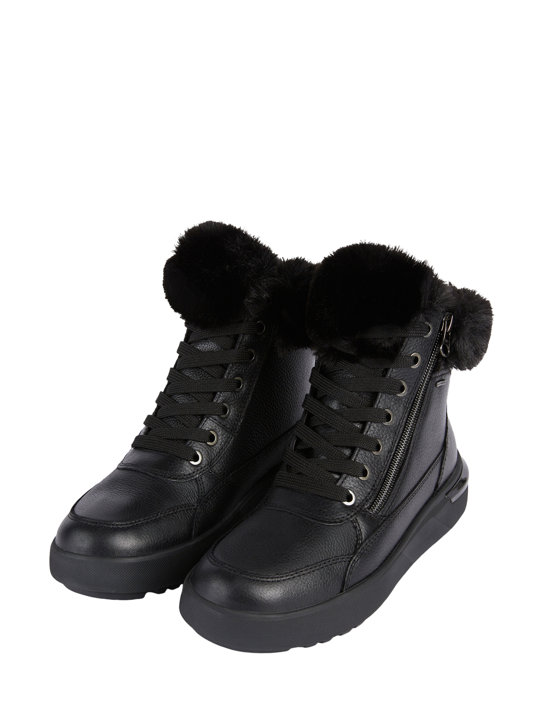 Product image 7 of 8, which shows Geox Dalyla ABX Leather Blend Ankle Boots, Black, EU35