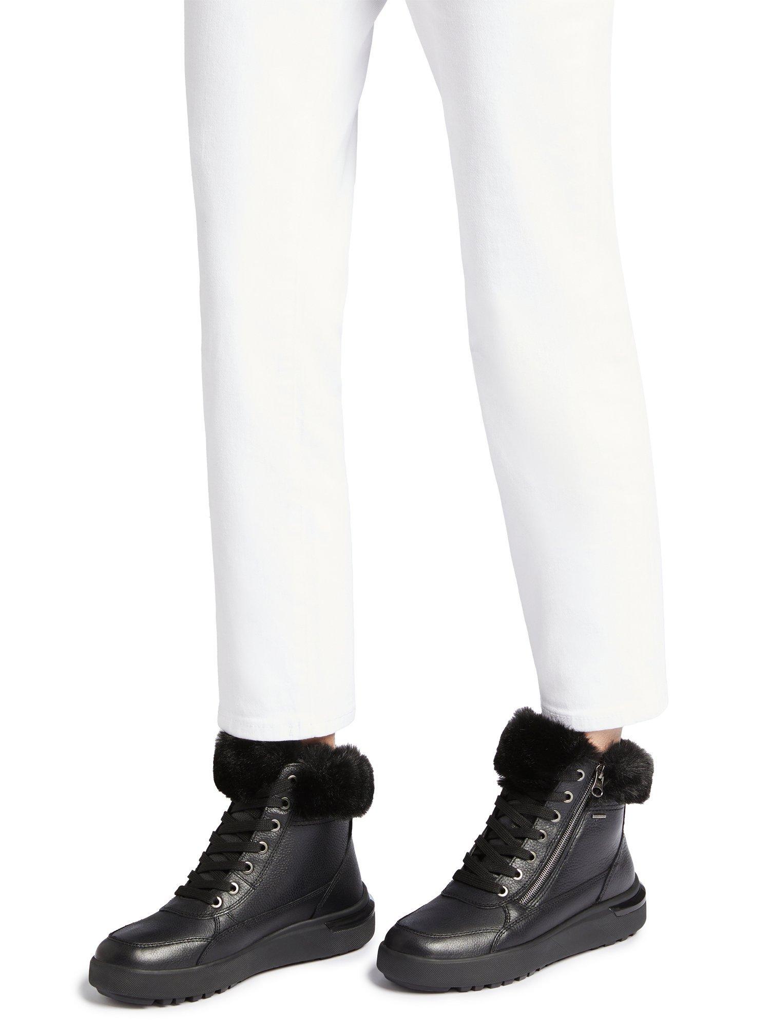 Product image 8 of 8, which shows Geox Dalyla ABX Leather Blend Ankle Boots, Black, EU35