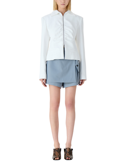 IRO Helvina Slim Fit Jacket, White, White