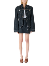 IRO Iloan Oversized Sleeve Jacket, Dark Blue