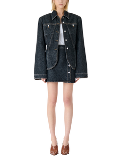 IRO Iloan Oversized Sleeve Jacket, Dark Blue, Dark Blue