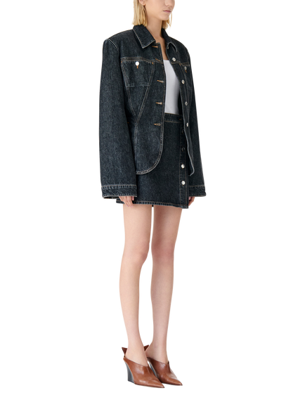 IRO Iloan Oversized Sleeve Jacket, Dark Blue - view 2, Dark Blue