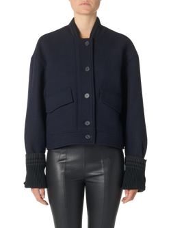 IRO Isatis Boxy Wool Rich Jacket, Navy, Navy