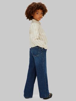 Calvin Klein Kids' Wide Leg Jeans, Authentic Dark Blue - view 2, Authentic Dark Blue