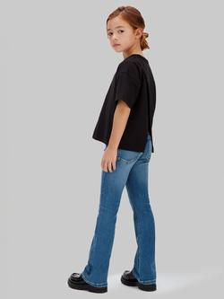 Calvin Klein Kids' Flared Jeans, Essential Washed Blue - view 2, Essential Washed Blue