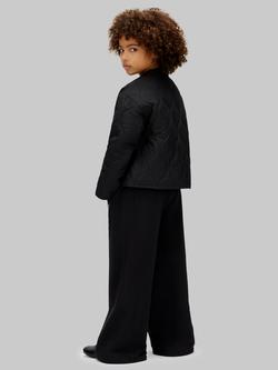Calvin Klein Kids' Glitter Wide Leg Trousers, Ck Black - view 2, Ck Black