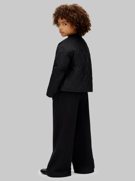 Calvin Klein Kids' Glitter Wide Leg Trousers, Ck Black - view 2, Ck Black
