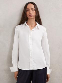 Reiss Lottie Shirt, Ivory, Ivory