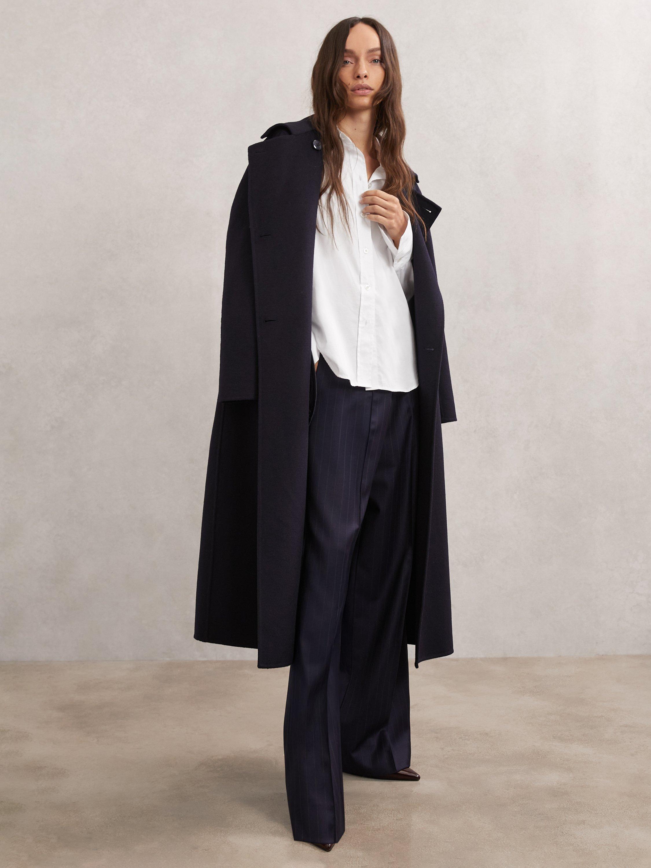 Product image 4 of 5, which shows Reiss Lottie Shirt, Ivory, 6