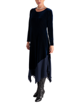 Hobbs Lois Embroidered Dress, Midnight/Multi