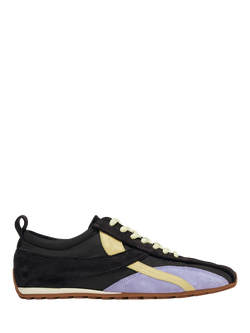ALOHAS TB.304 Suede Blend Trainers, Dark Brown/Multi, Dark Brown/Multi