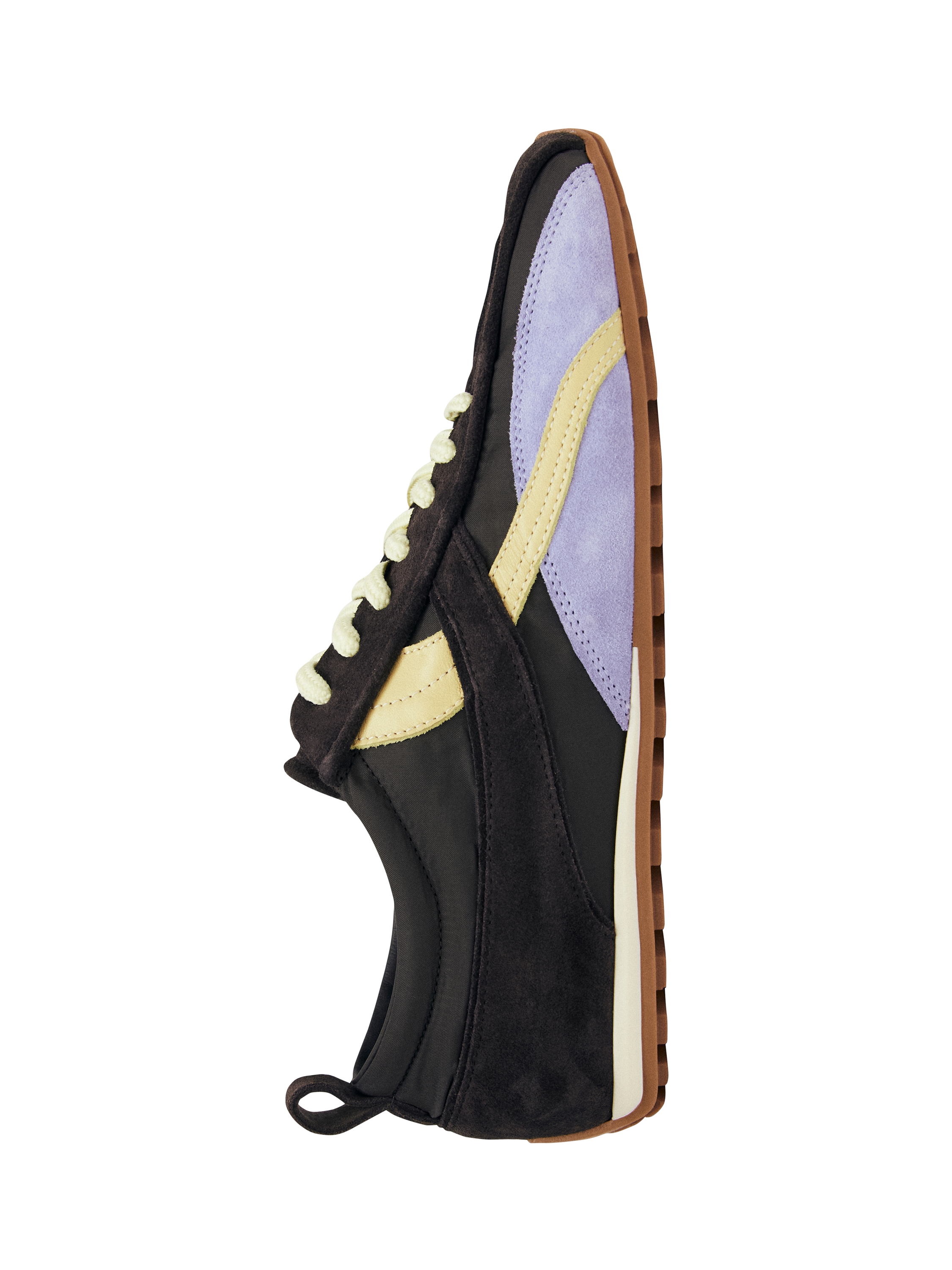 Product image 7 of 7, which shows ALOHAS TB.304 Suede Blend Trainers, Dark Brown/Multi, EU37