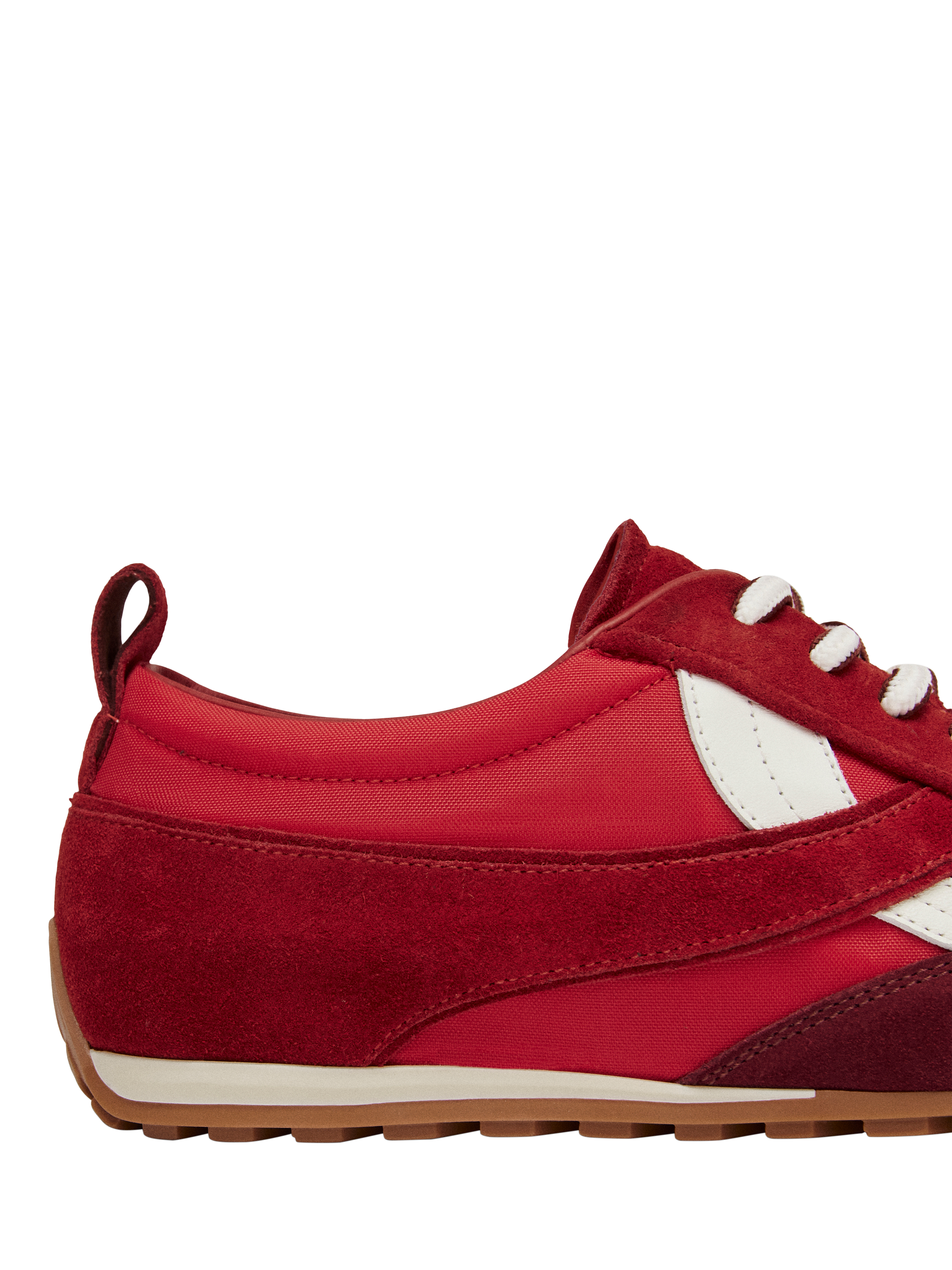 Product image 2 of 7, which shows ALOHAS TB.304 Suede Blend Trainers, Red, EU37