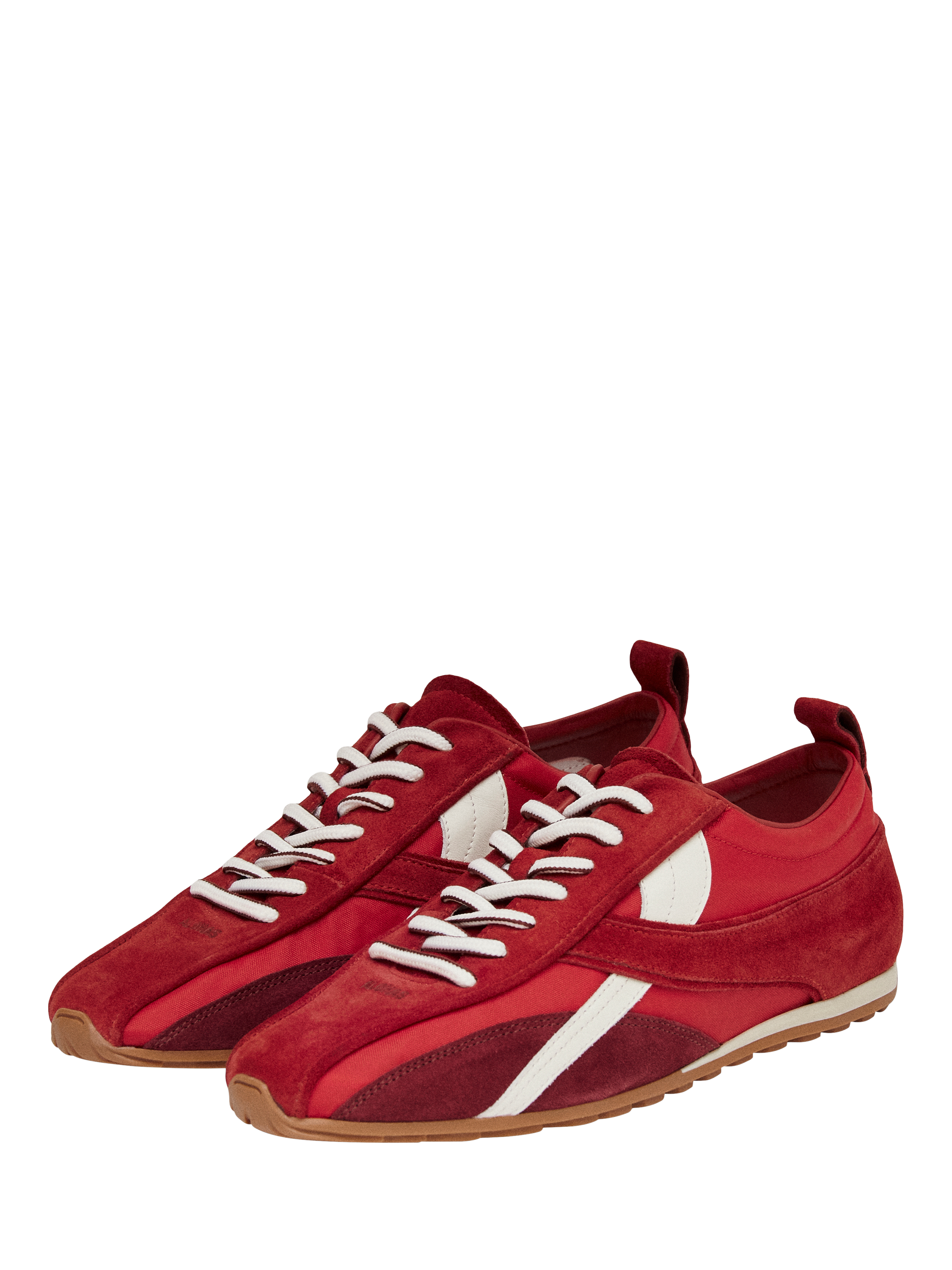 Product image 4 of 7, which shows ALOHAS TB.304 Suede Blend Trainers, Red, EU37