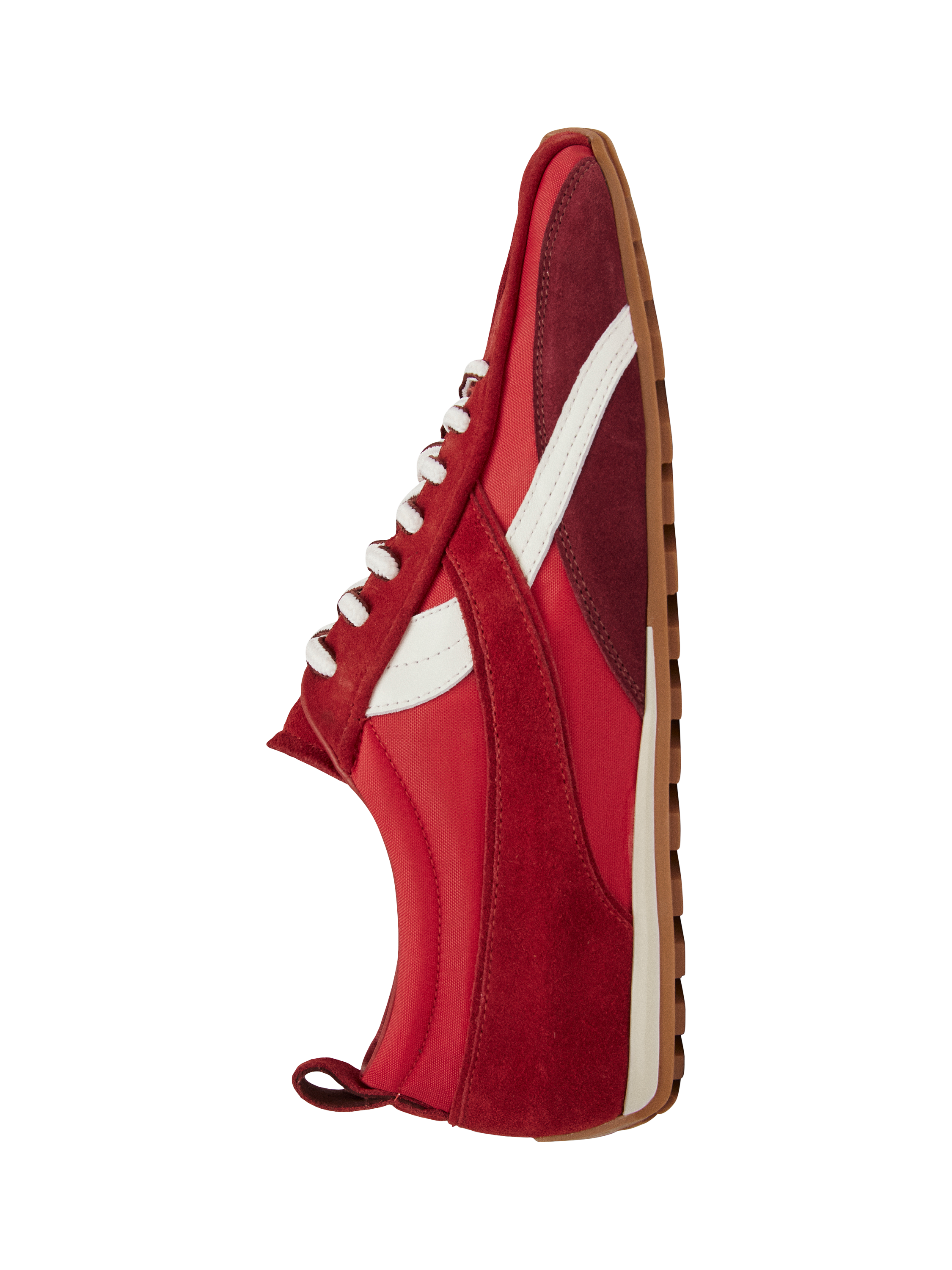 Product image 7 of 7, which shows ALOHAS TB.304 Suede Blend Trainers, Red, EU37