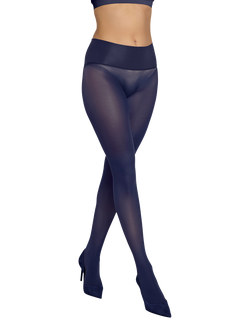 Heist The Eighty Opaque Tights, Navy