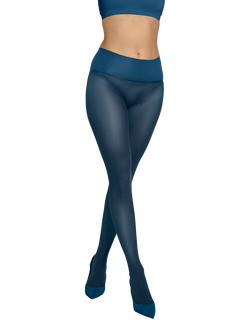 Heist The Sixty Opaque Tights, Teal
