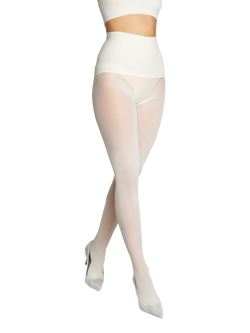 Heist The Sixty Opaque Tights, Vintage Ivory