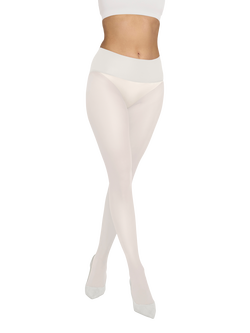Heist The Sixty Opaque Tights, Vintage Ivory