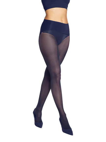 Heist The Thirty Five Semi Opaque Tights, Midnight Navy