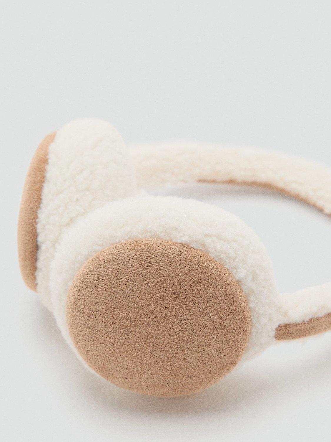 Product image 3 of 3, which shows Mango Kids' Sherpa Ear Muffs , Brown, One