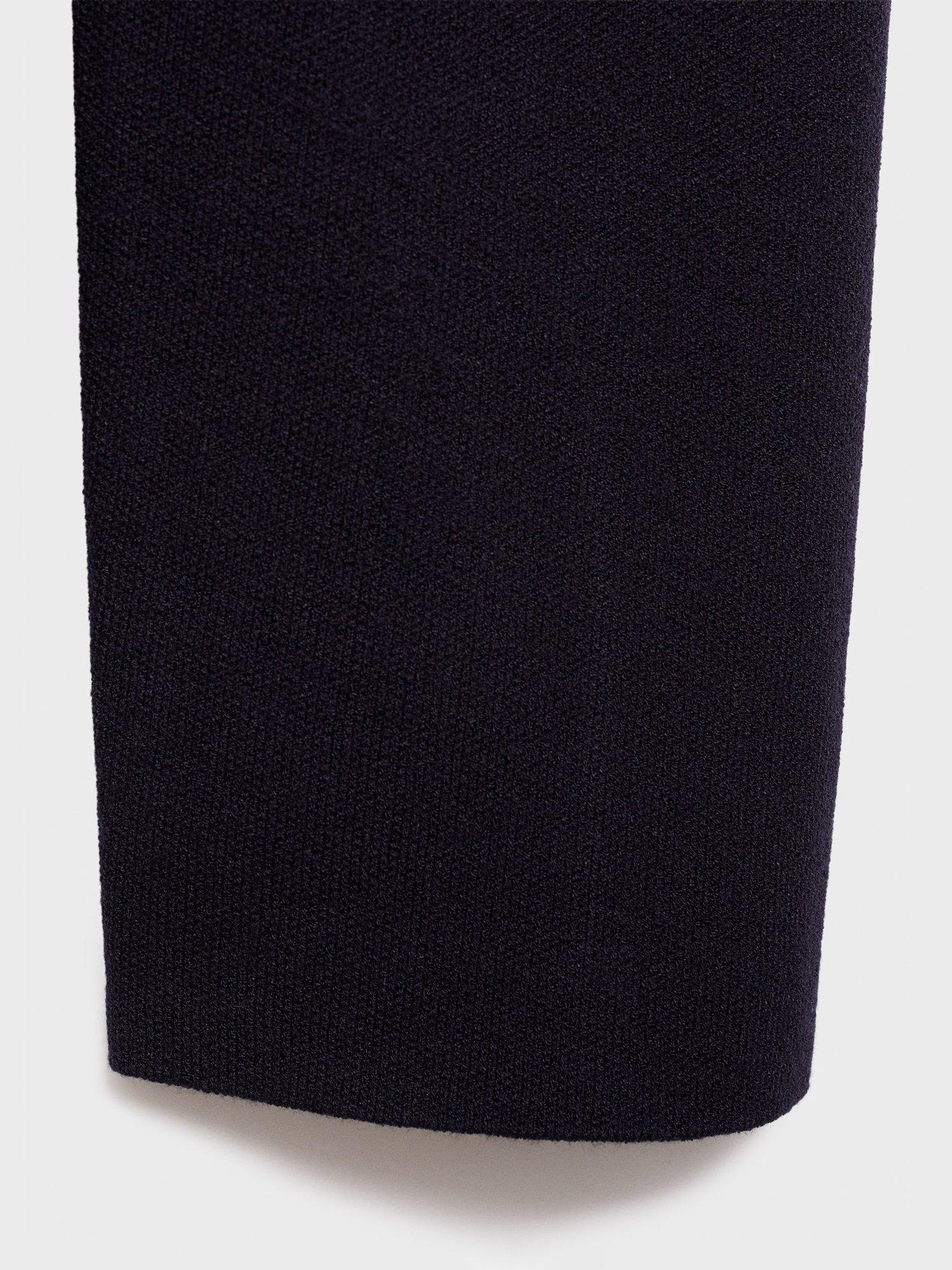 Product image 5 of 8, which shows Mango Luxus Crew Neck Jumper, Navy, L