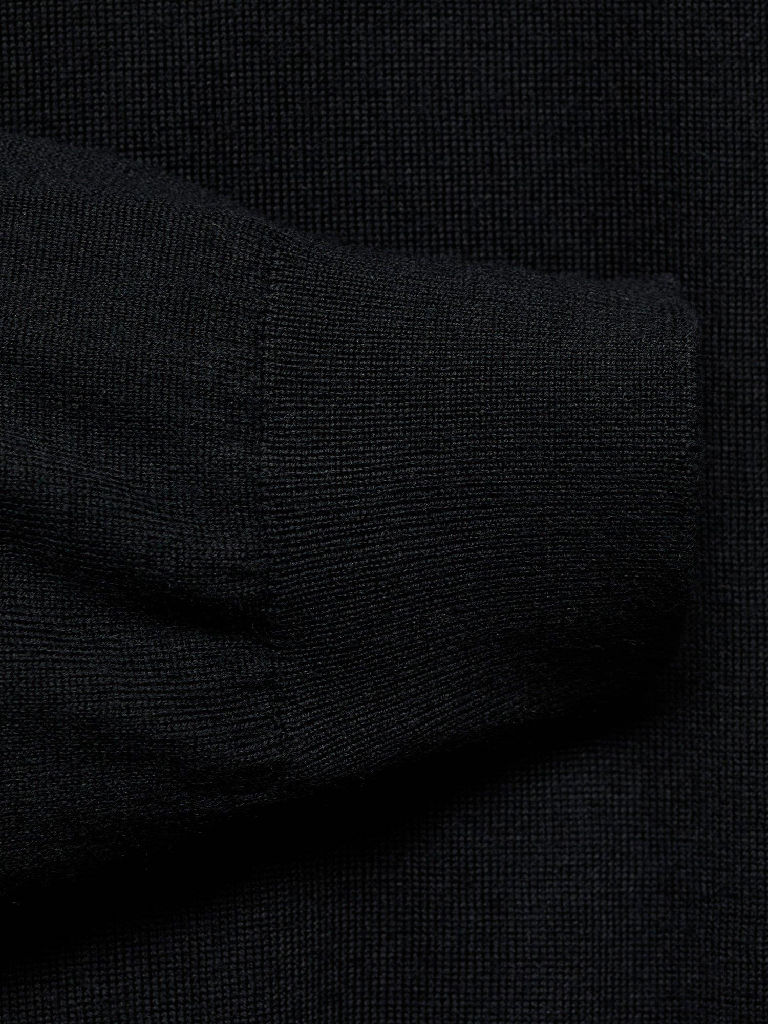 Product image 8 of 8, which shows Mango Willy Wool Crew Neck Jumper, Black, M