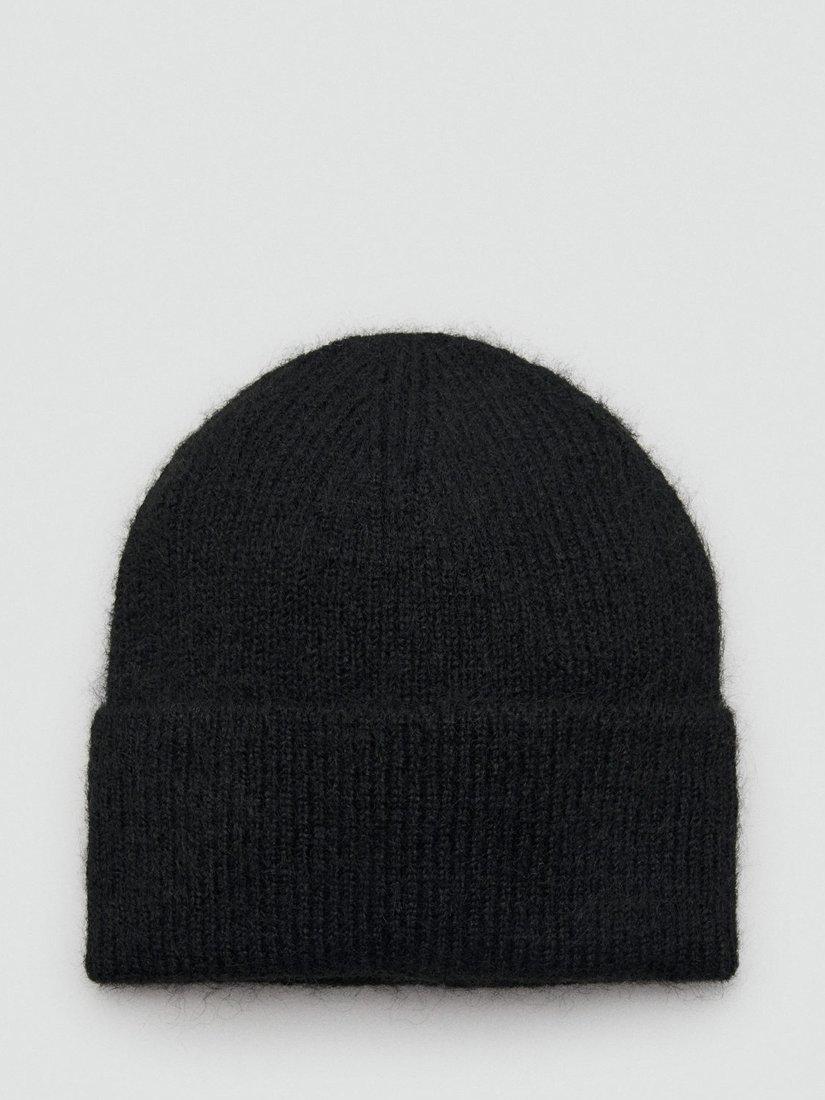 Product image 1 of 3, which shows Mango Mohi Beanie , Black, One Size