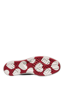 Converse Chuck Taylor All Star Hearts Canvas Hi-Top Trainers, White/Red - view 2, White/Red