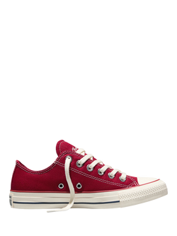 Converse Chuck Taylor All Star Hearts Trainers, Red/Egret