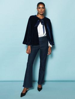 NRBY Cosette Velvet Cape, Midnight - view 2, Midnight