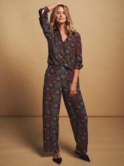 NRBY Chiara Kaleidoscope Pure Silk Shirt, Multi - view 2, Multi