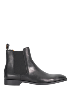 Dune London Matchin Leather Flexi Sole Chelsea Boots, Black, Black