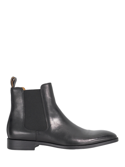 Dune London Matchin Leather Flexi Sole Chelsea Boots, Black, Black