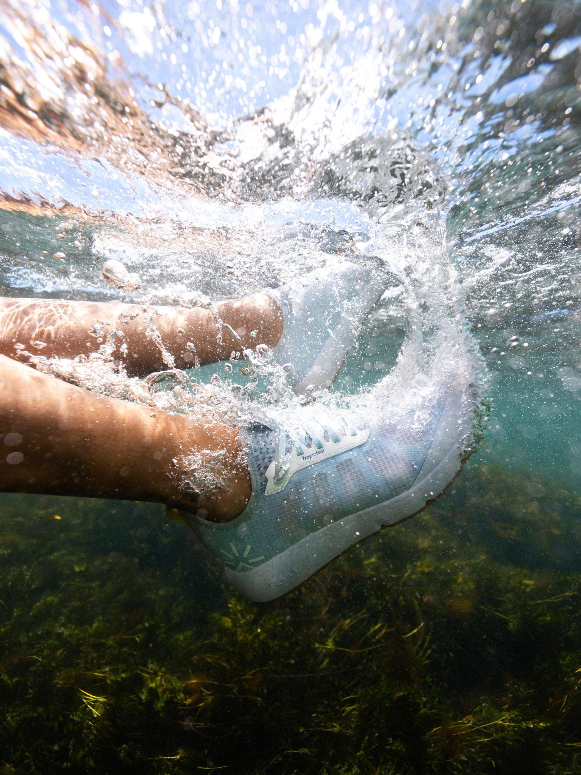 Product image 8 of 8, which shows Tropicfeel All-Terrain Lite Trainers, Glacier Blue, EU36