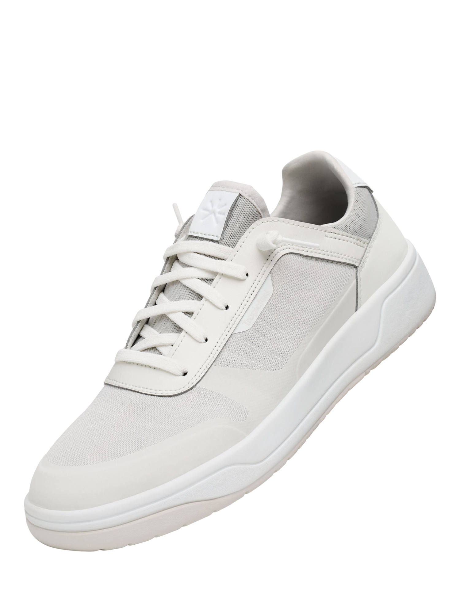 Product image 3 of 6, which shows Tropicfeel Dune Lace-Up Trainers , Onyx White, EU36