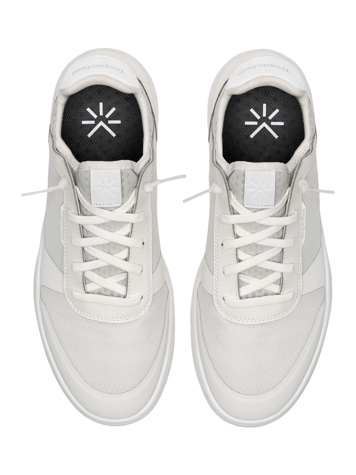 Product image 4 of 6, which shows Tropicfeel Dune Lace-Up Trainers , Onyx White, EU36