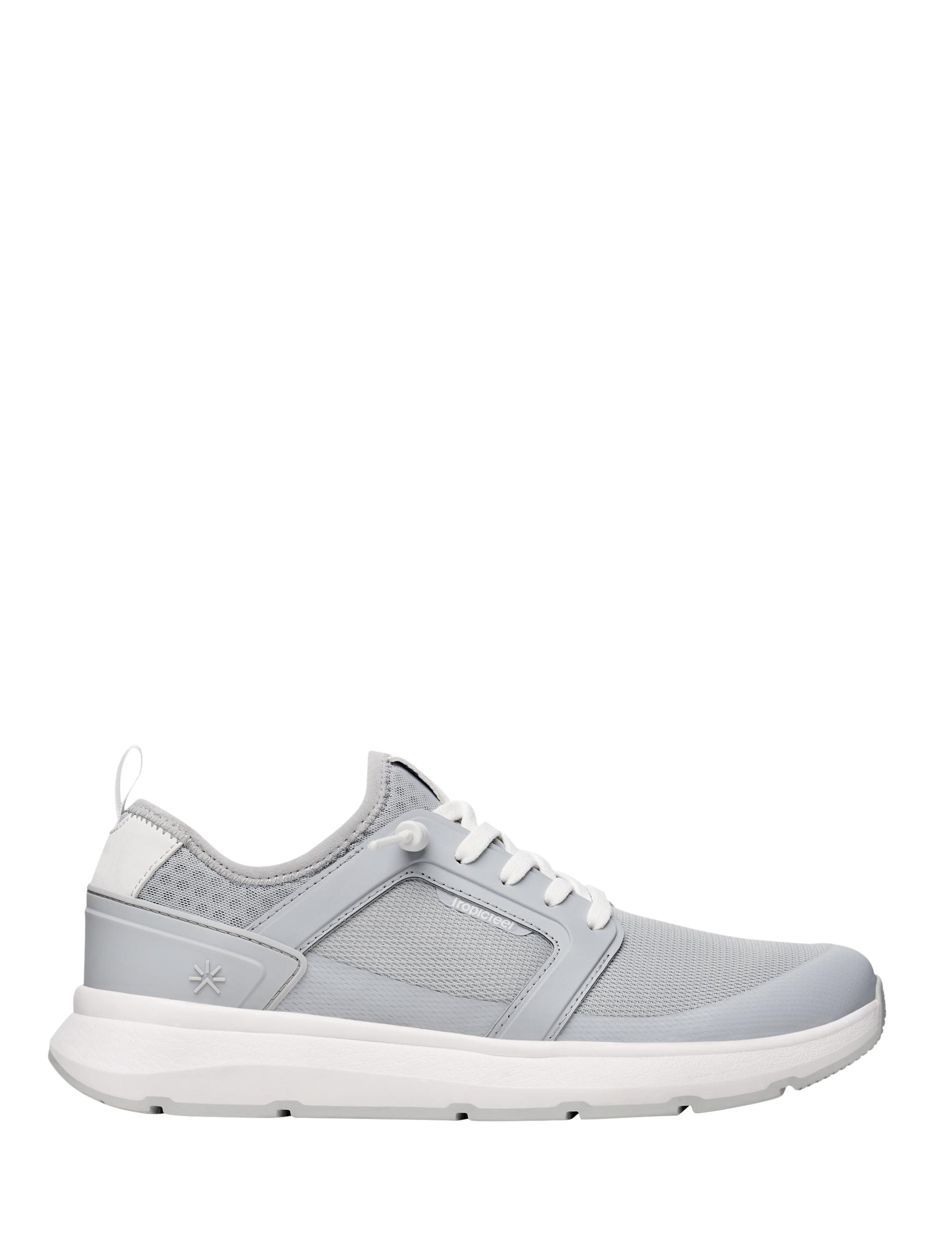 Product image 1 of 6, which shows Tropicfeel Monsoon Slip-On Trainers, Mist Grey, EU36
