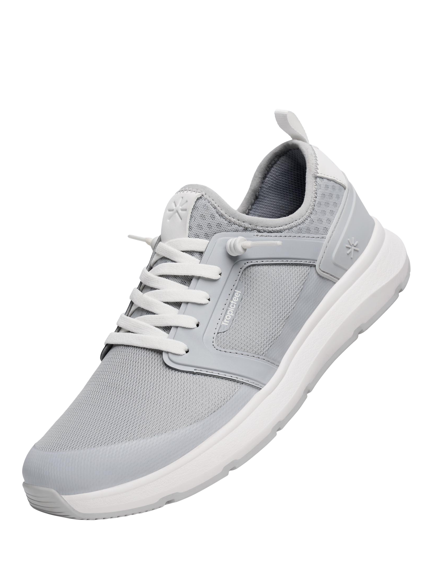 Product image 3 of 6, which shows Tropicfeel Monsoon Slip-On Trainers, Mist Grey, EU36