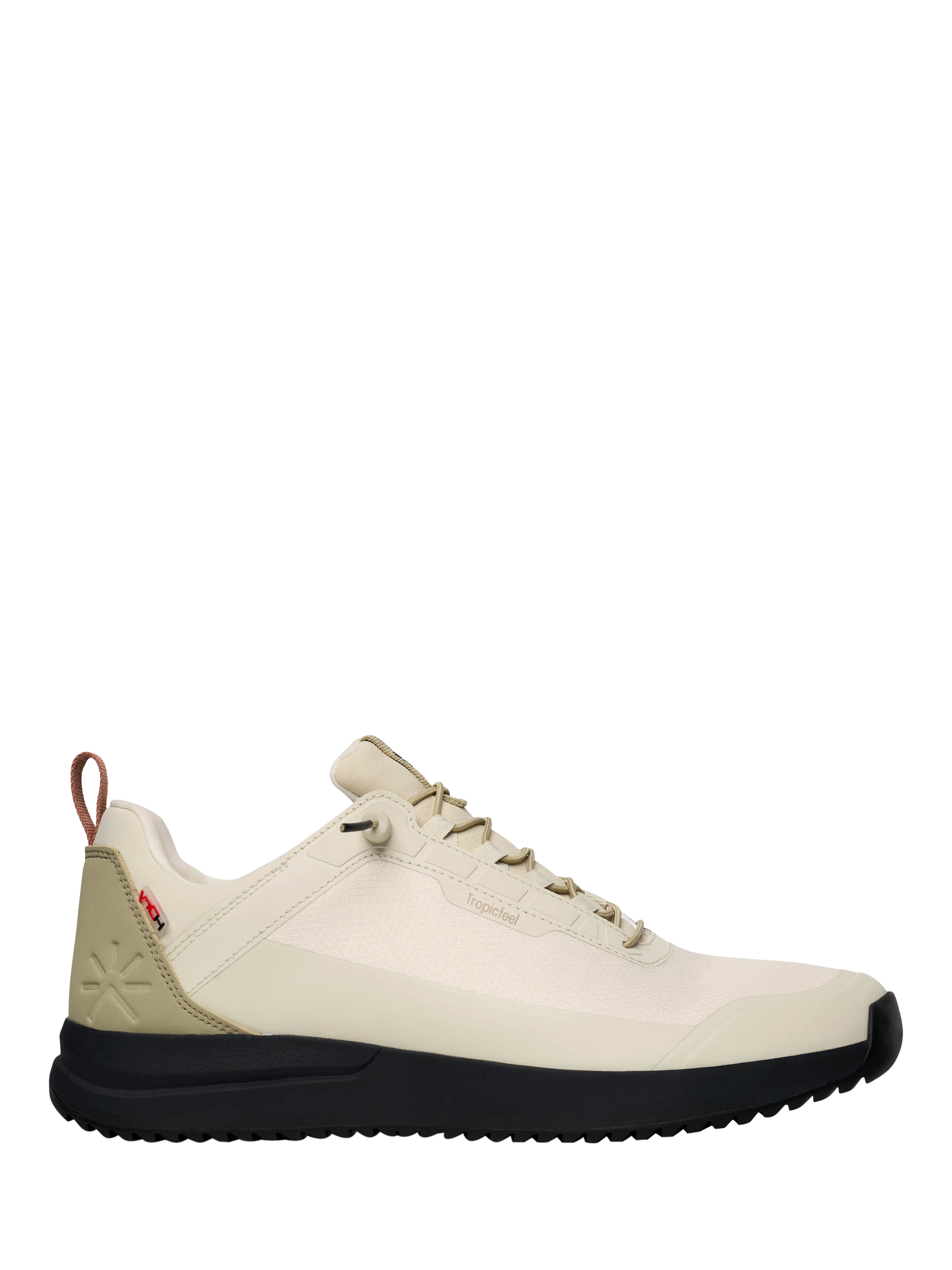 Product image 1 of 8, which shows Tropicfeel All-Terrain HDry Waterproof Trainers, Bone White, EU36