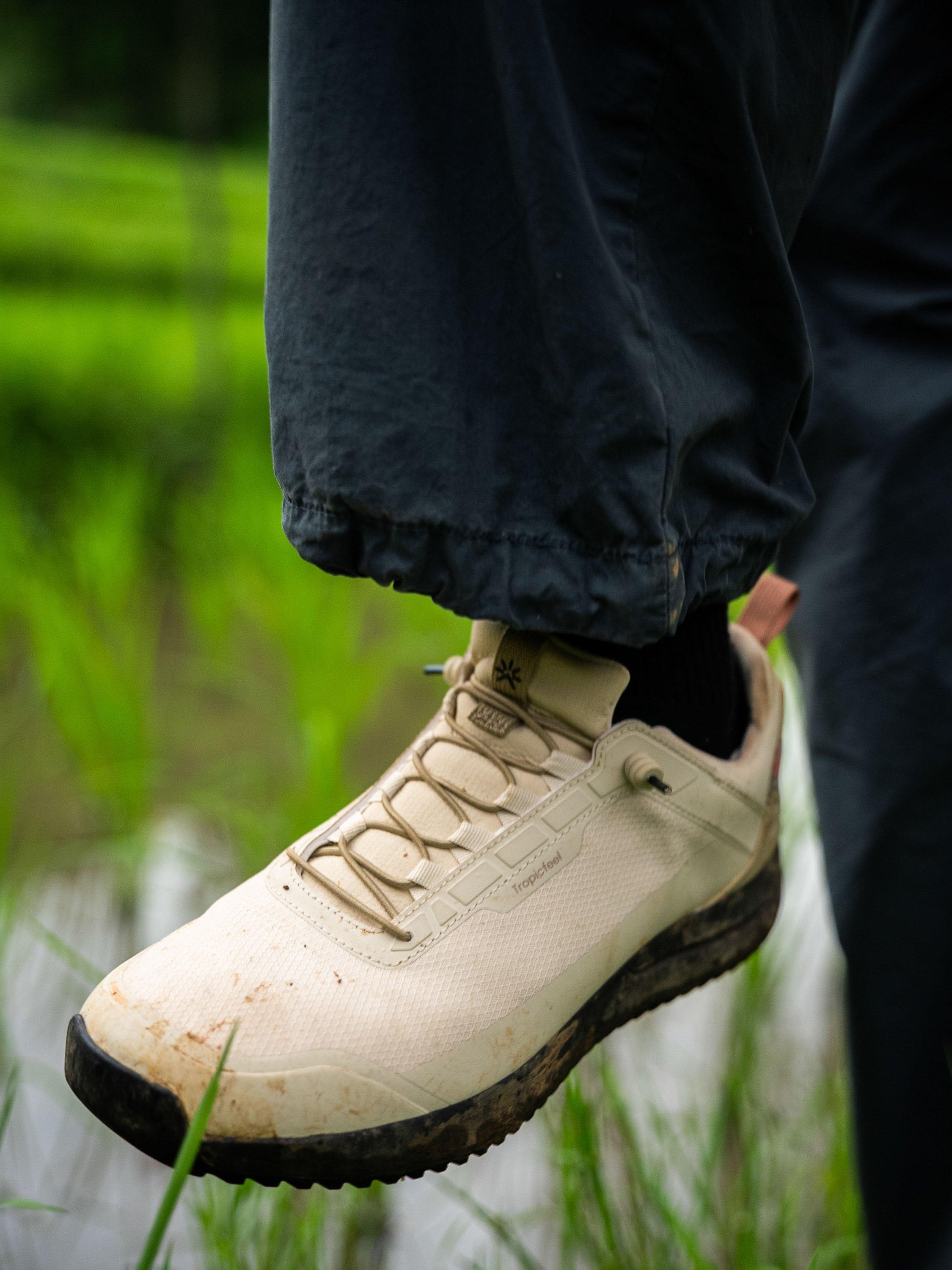 Product image 2 of 8, which shows Tropicfeel All-Terrain HDry Waterproof Trainers, Bone White, EU36