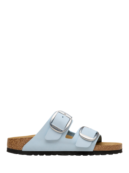 Birkenstock Arizona Leather Big Buckle Sandals, Blue, Blue
