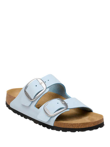 Birkenstock Arizona Leather Big Buckle Sandals, Blue - view 2, Blue