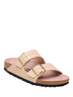 Birkenstock Arizona Birko-Flor Two Strap Sandals, Pink - view 2, Pink