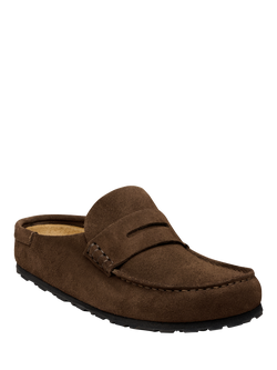 Birkenstock Naples Wrapped Suede Sandals, Carafe - view 2, Carafe