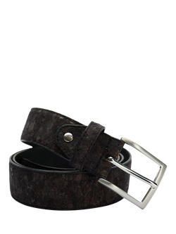 V.GAN Textured Cork Belt, Black