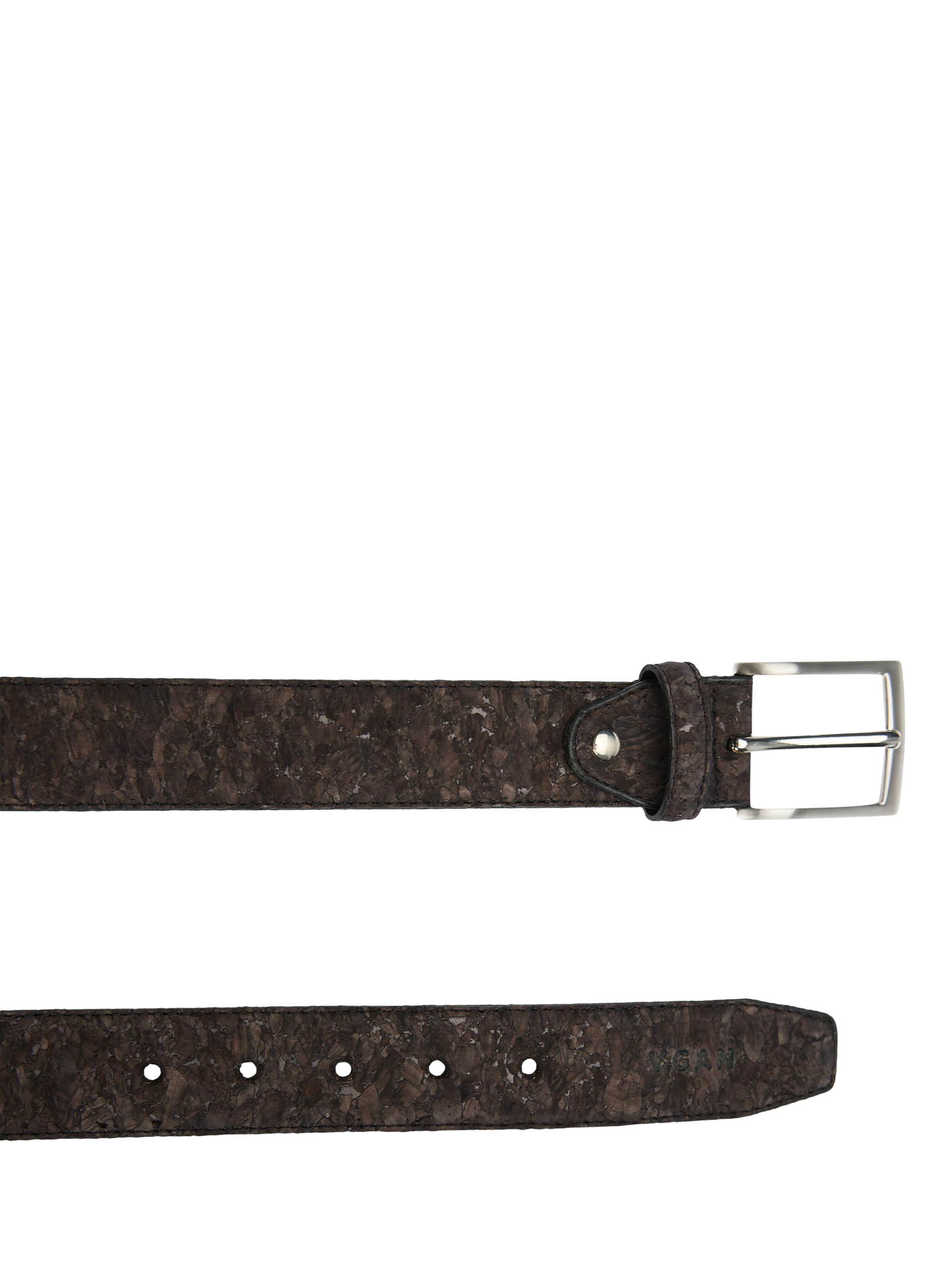 Product image 2 of 2, which shows V.GAN Textured Cork Belt, Black, M