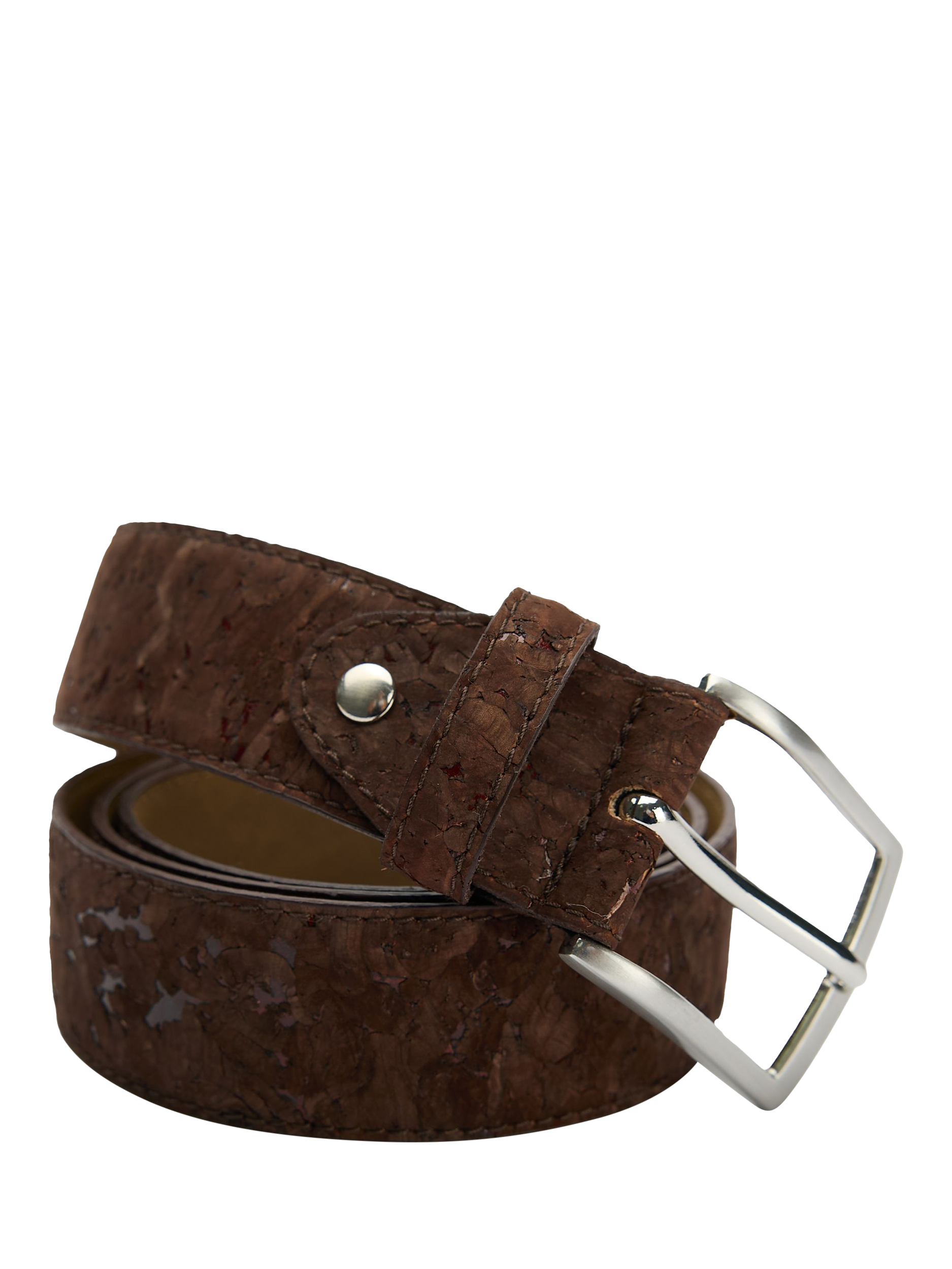 Product image 1 of 2, which shows V.GAN Textured Cork Belt, Brown, M