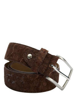 V.GAN Textured Cork Belt, Brown